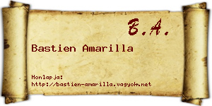 Bastien Amarilla névjegykártya